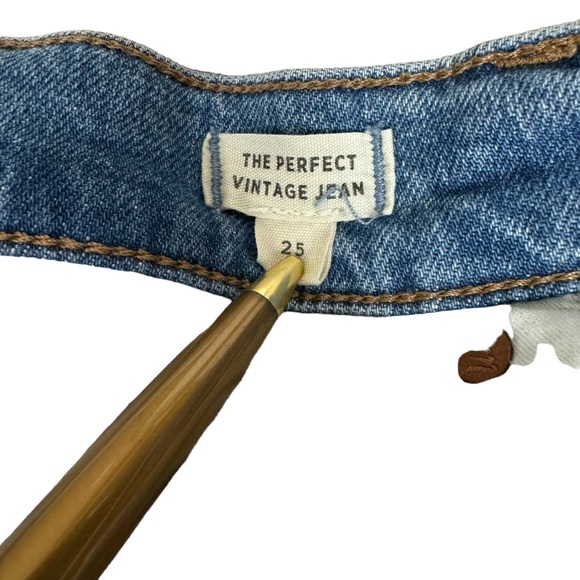 Madewell The Perfect Vintage Jean Ripped Edition NC328, size 25 - Picture 6 of 7